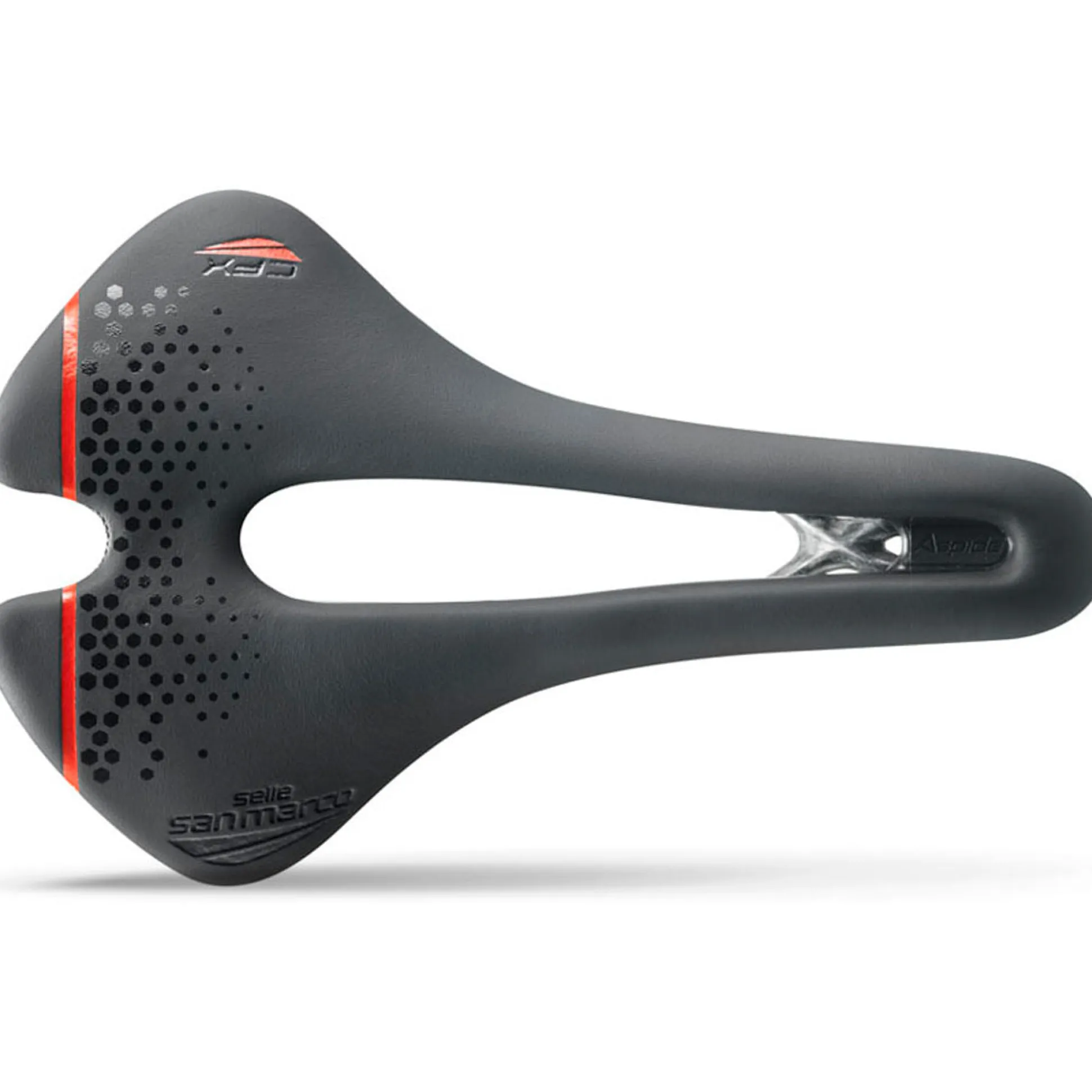 Sella San Marco Aspide Short Open-Fit CFX Wide - Nero rosso