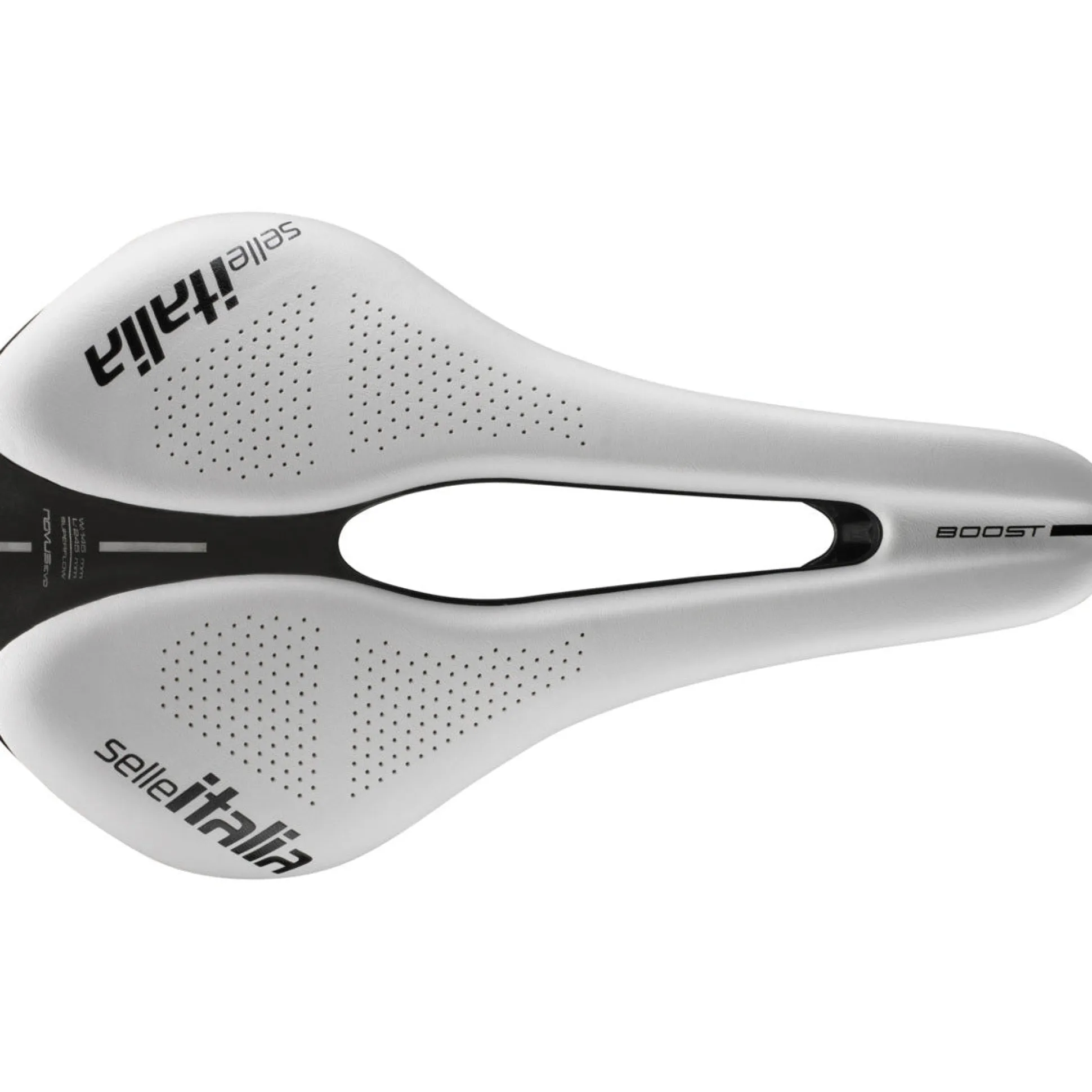 Sella Selle Italia Novus Evo Boost Kit Carbon Superflow L Limited Edition - Bianco
