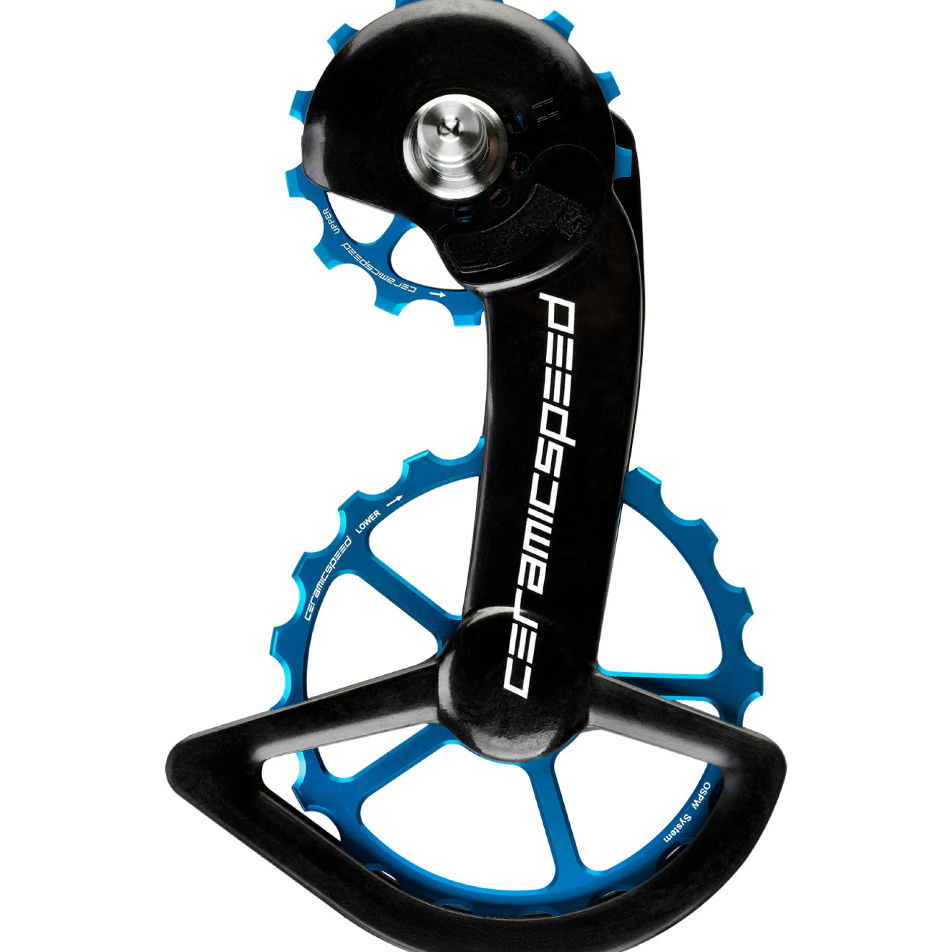 Sistema Pulegge CeramicSpeed OSPW Shimano DA9250/ULT8150 12V Coated - Nero blu