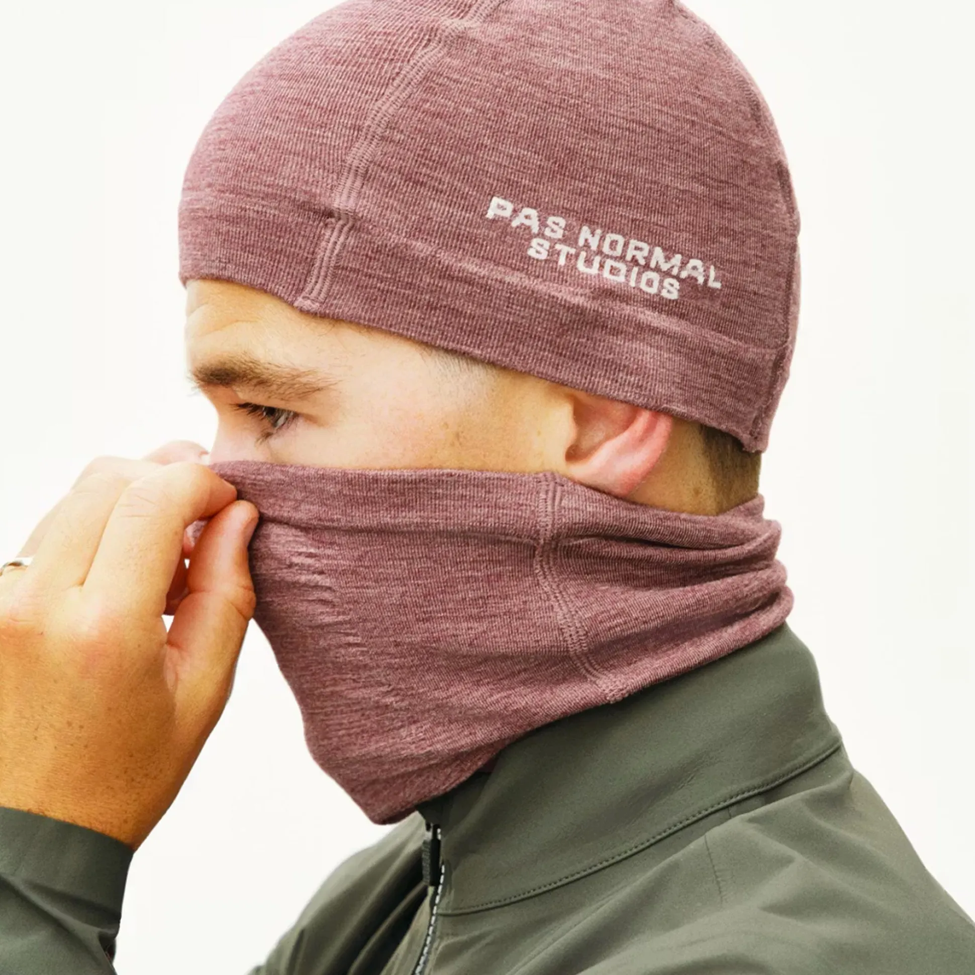 Sottocasco Pas Normal Studios Logo Merino Knit - Bordeaux