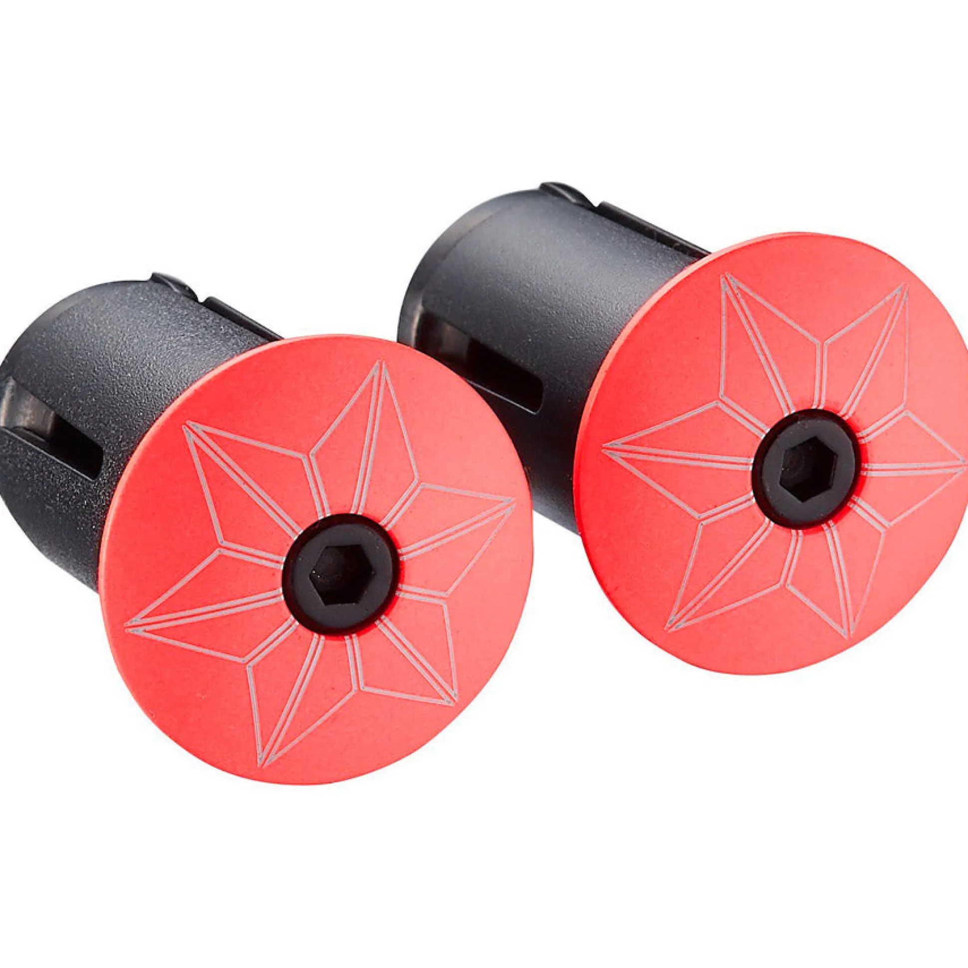 Tappi Nastro Manubrio Supacaz Star - Neon Red
