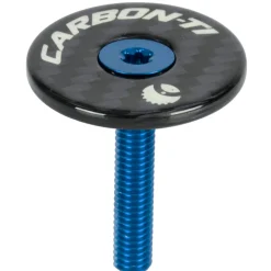 Tappo serie sterzo Carbon-Ti X-Cap Carbon - Blu