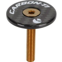 Tappo serie sterzo Carbon-Ti X-Cap Carbon - Oro