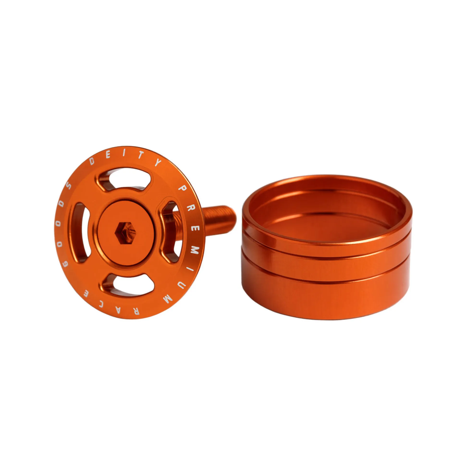Tappo serie sterzo Deity Crosshair - Arancione