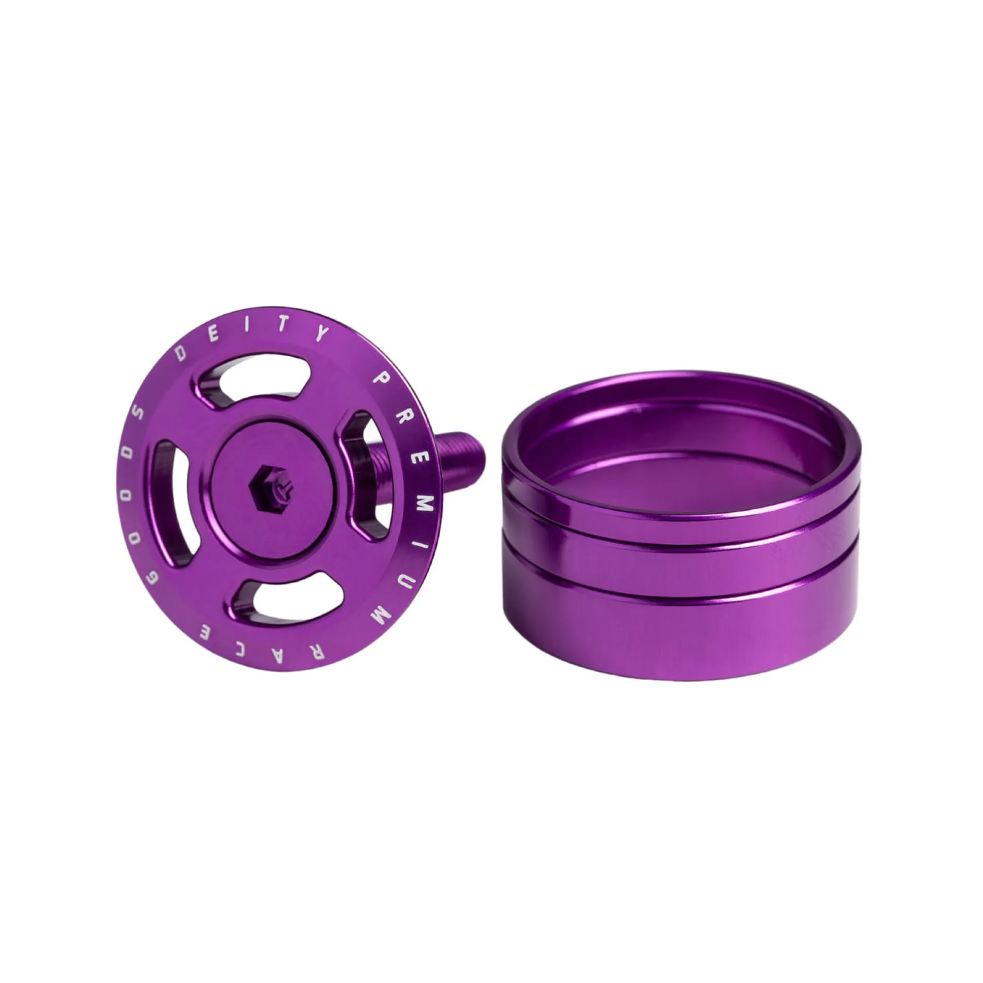Tappo serie sterzo Deity Crosshair - Viola