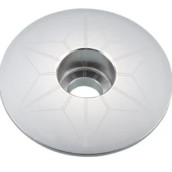 Tappo serie sterzo Supacaz Star Capz Anodized - Cromo