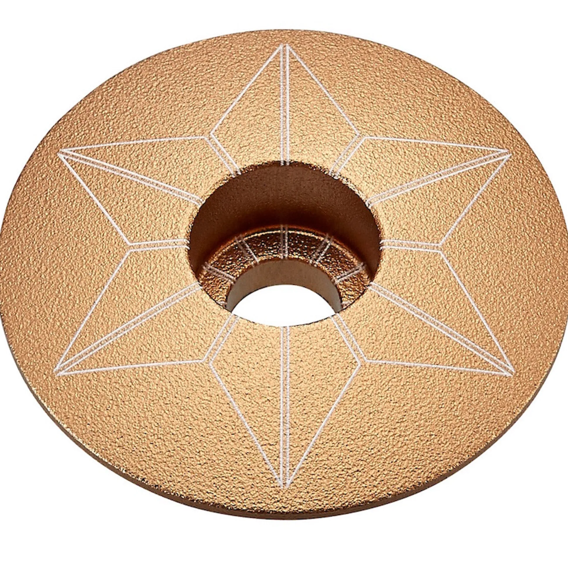 Tappo serie sterzo Supacaz Star Capz Anodized - Oro