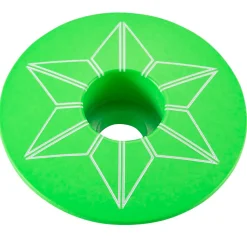 Tappo serie sterzo Supacaz Star Capz Powder Coated - Verde