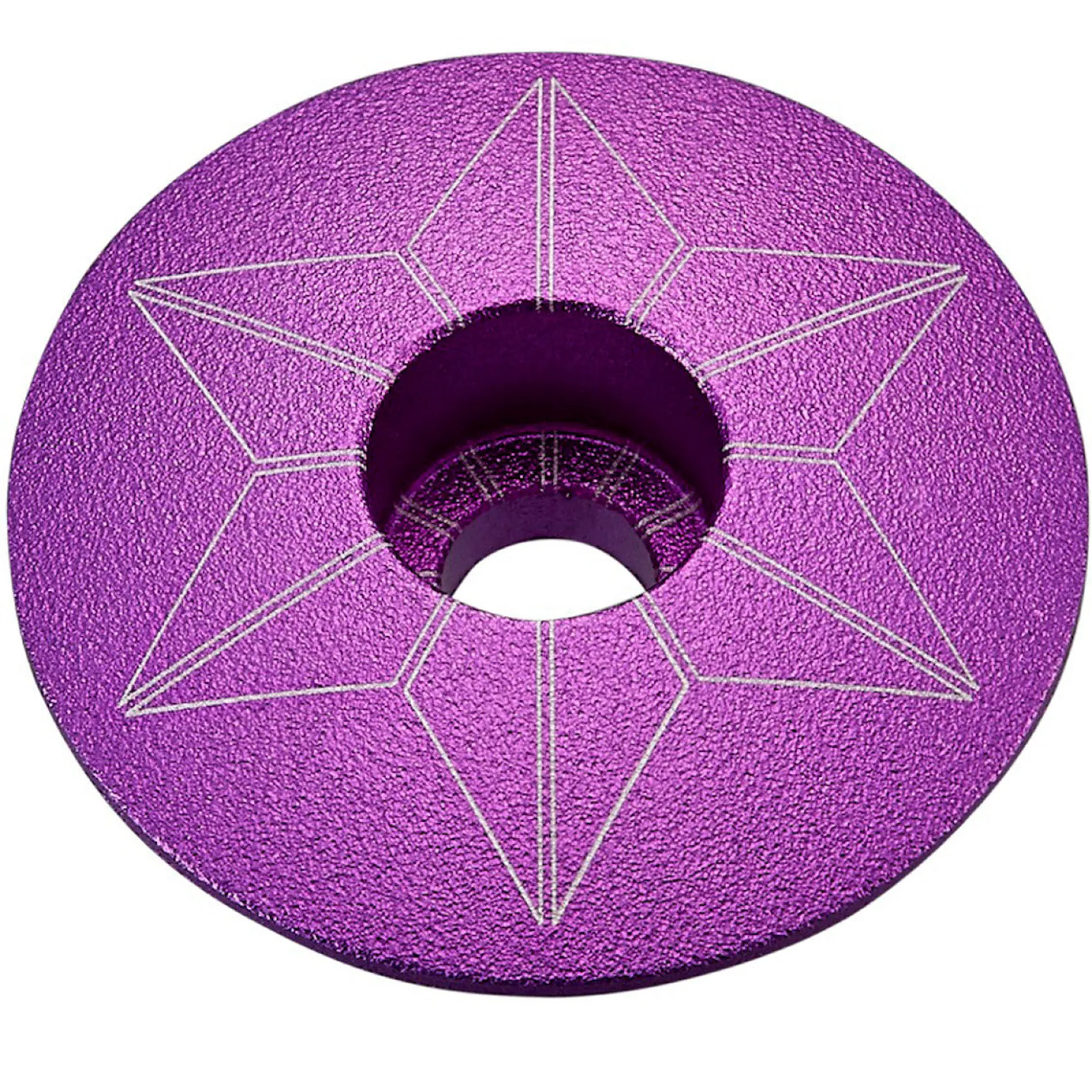Tappo serie sterzo Supacaz Star Capz Anodized - Viola