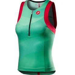 Top Castelli donna Free Tri Singlet - Verde