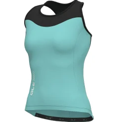 Top donna Ale Pragma Color Block - Verde acqua