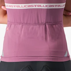 Top donna Castelli Bavette - Viola bianco