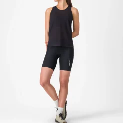 Top donna Castelli Comfort Travel Mesh - Nero