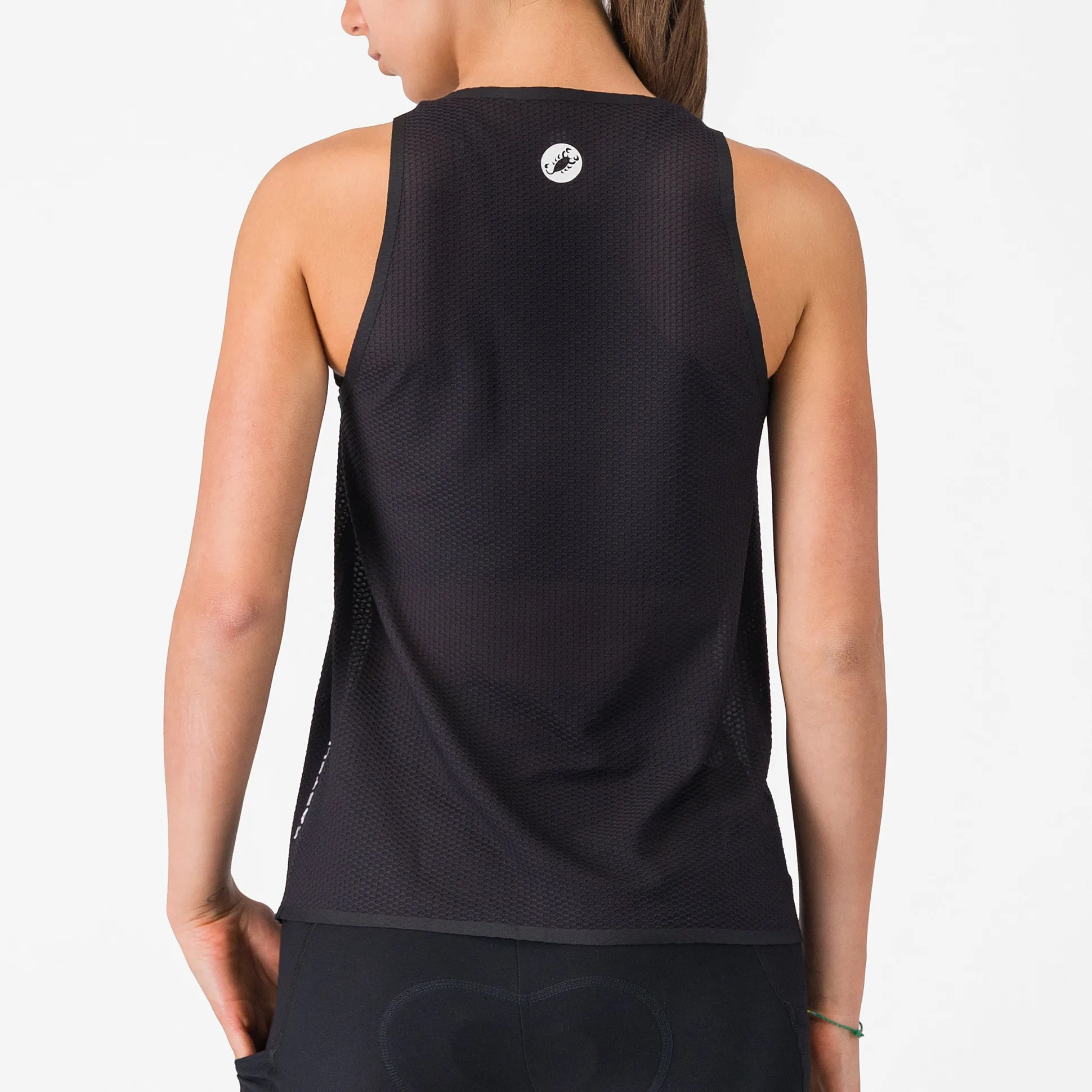 Top donna Castelli Comfort Travel Mesh - Nero