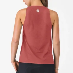 Top donna Castelli Comfort Travel Mesh - Rosa