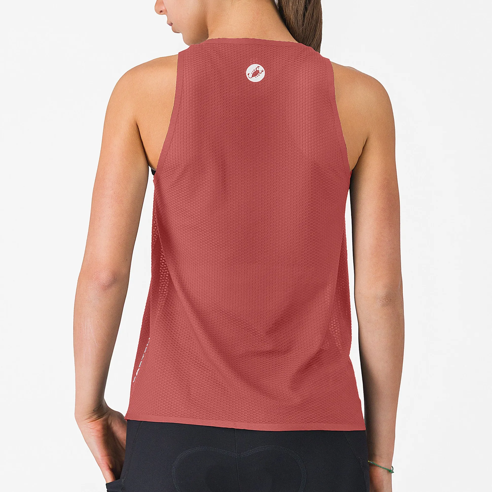 Top donna Castelli Comfort Travel Mesh - Rosa
