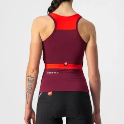 Top donna Castelli Solaris - Bordeaux