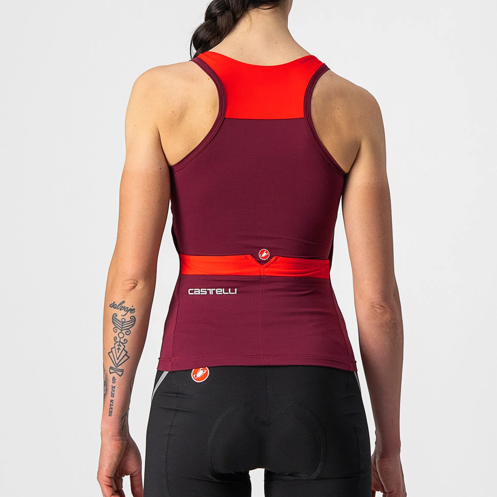 Top donna Castelli Solaris - Bordeaux