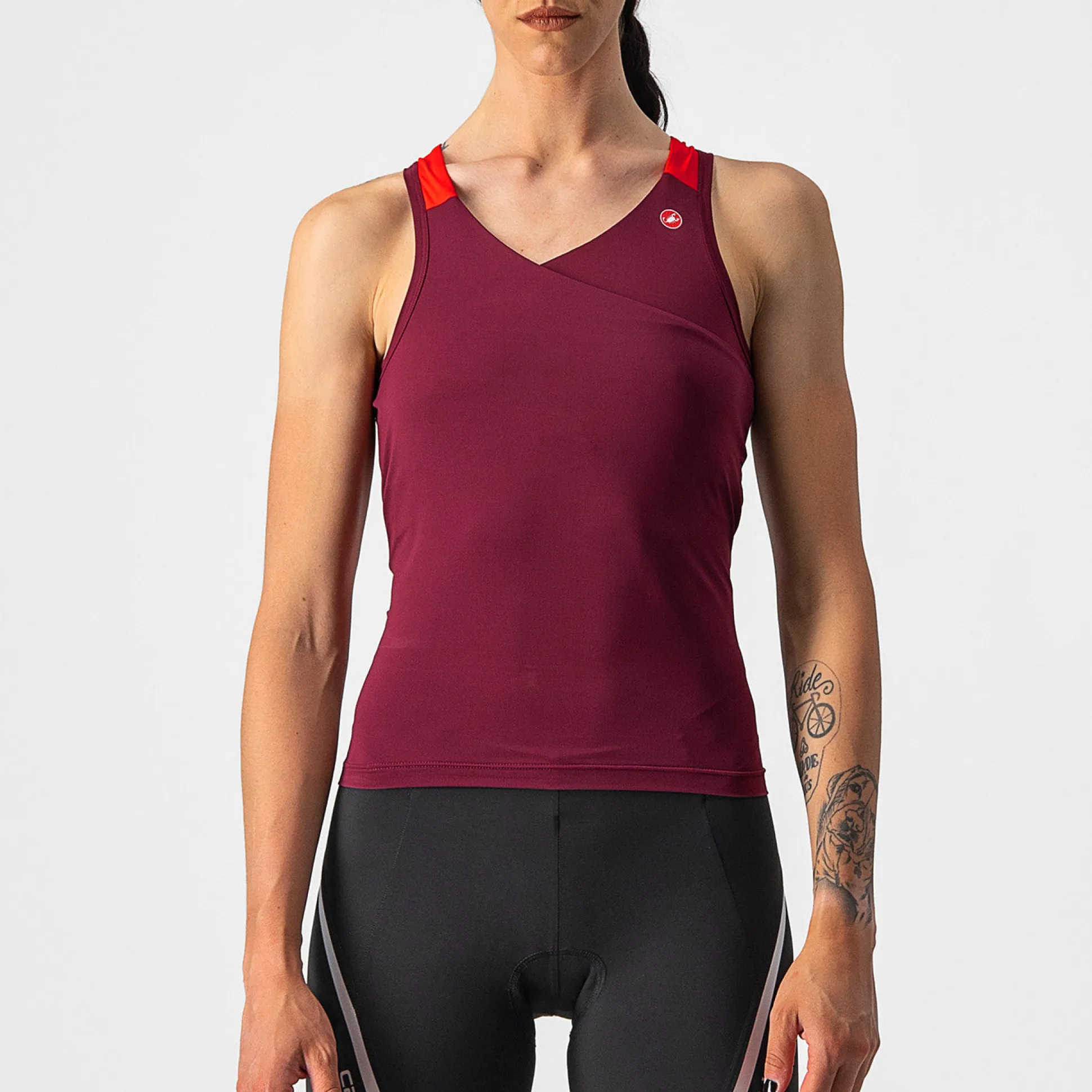 Top donna Castelli Solaris - Bordeaux