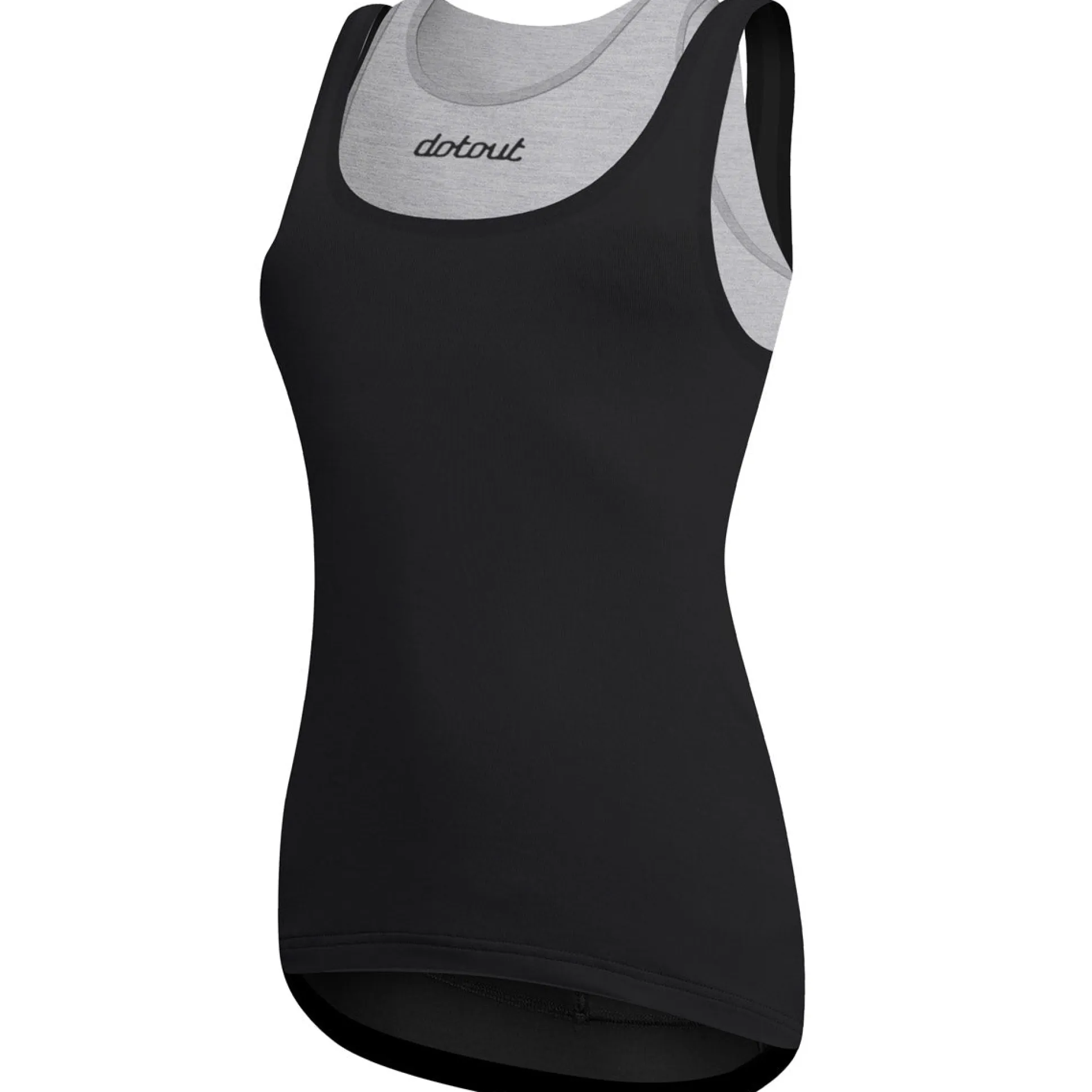 Top donna DotOut Elite - Nero grigio