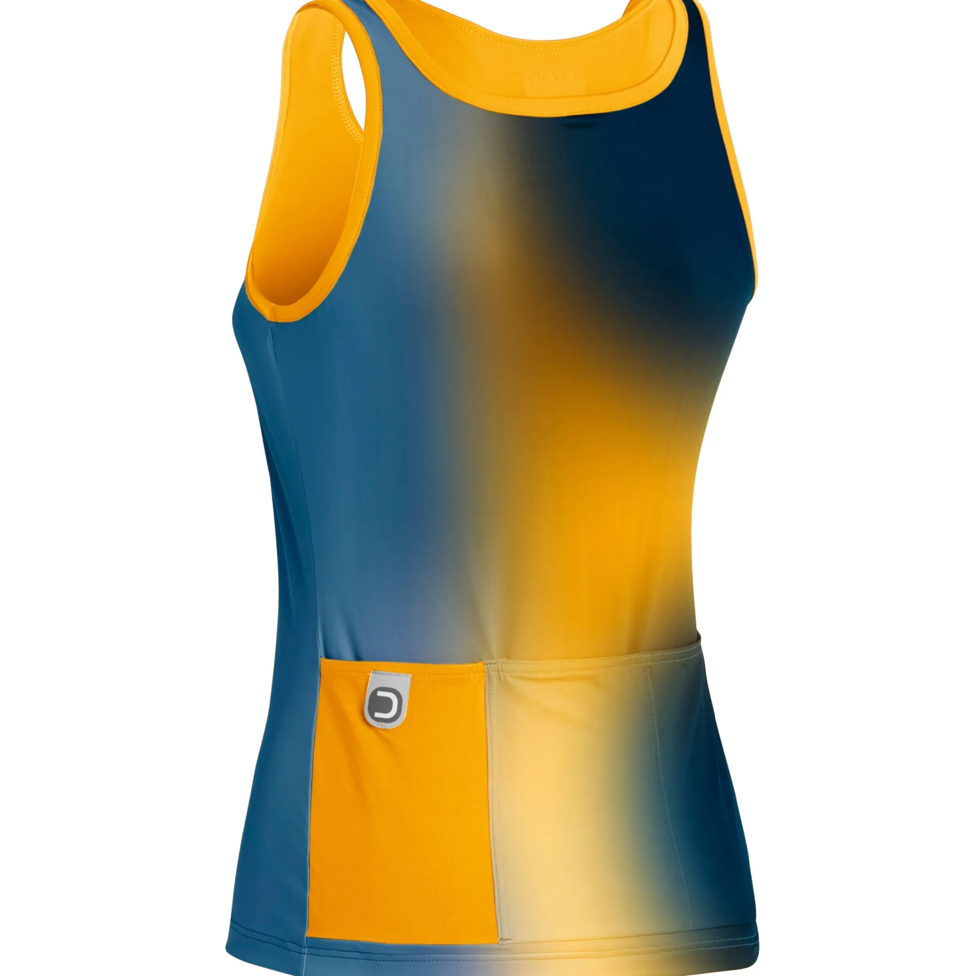 Top donna Dotout Flash - Giallo blu