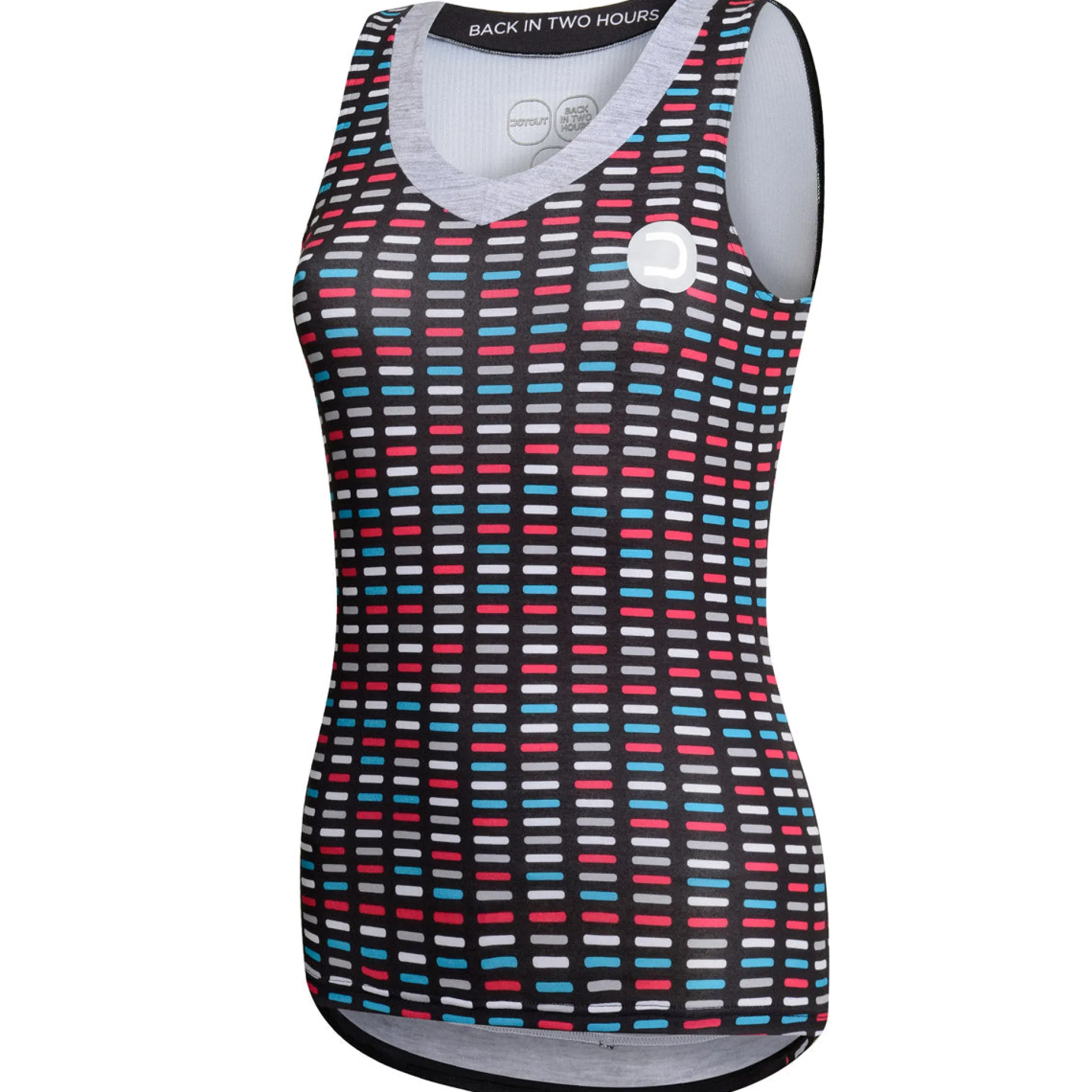 Top donna DotOut Flash - Nero multicolor