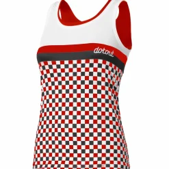 Top donna Dotout Square - Rosso