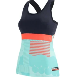 Top donna Santini Scia Optic - Azzurro