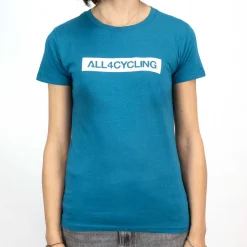 T-Shirt donna All4cycling - Blu