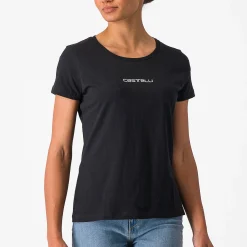 T-Shirt donna Castelli Classico - Nero