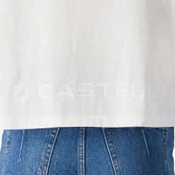 T-Shirt donna Castelli Logo - Bianco