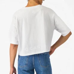 T-Shirt donna Castelli Logo - Bianco