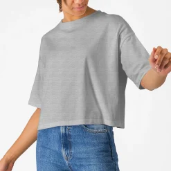 T-Shirt donna Castelli Logo - Grigio