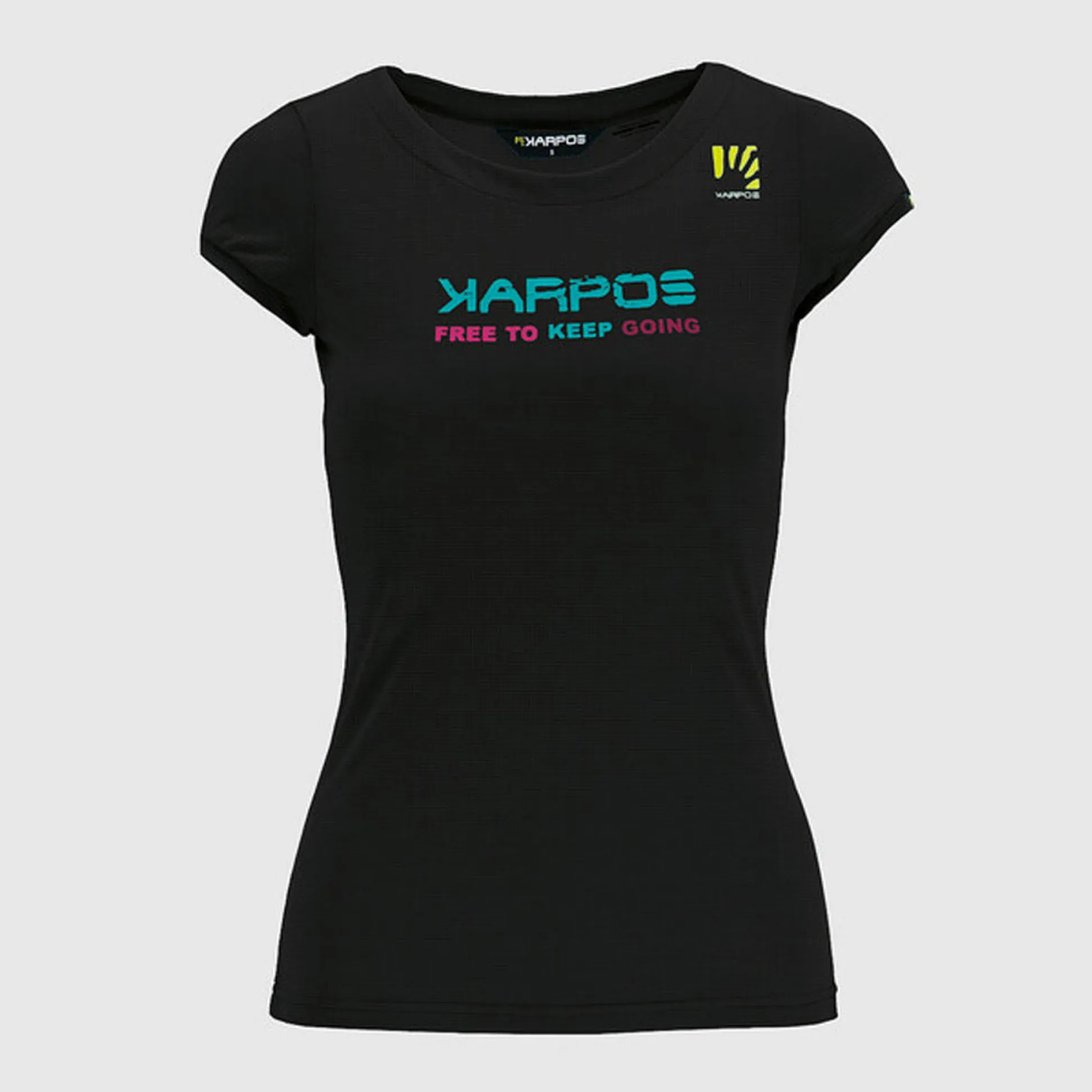 T-Shirt donna Karpos Val Federia - Nero