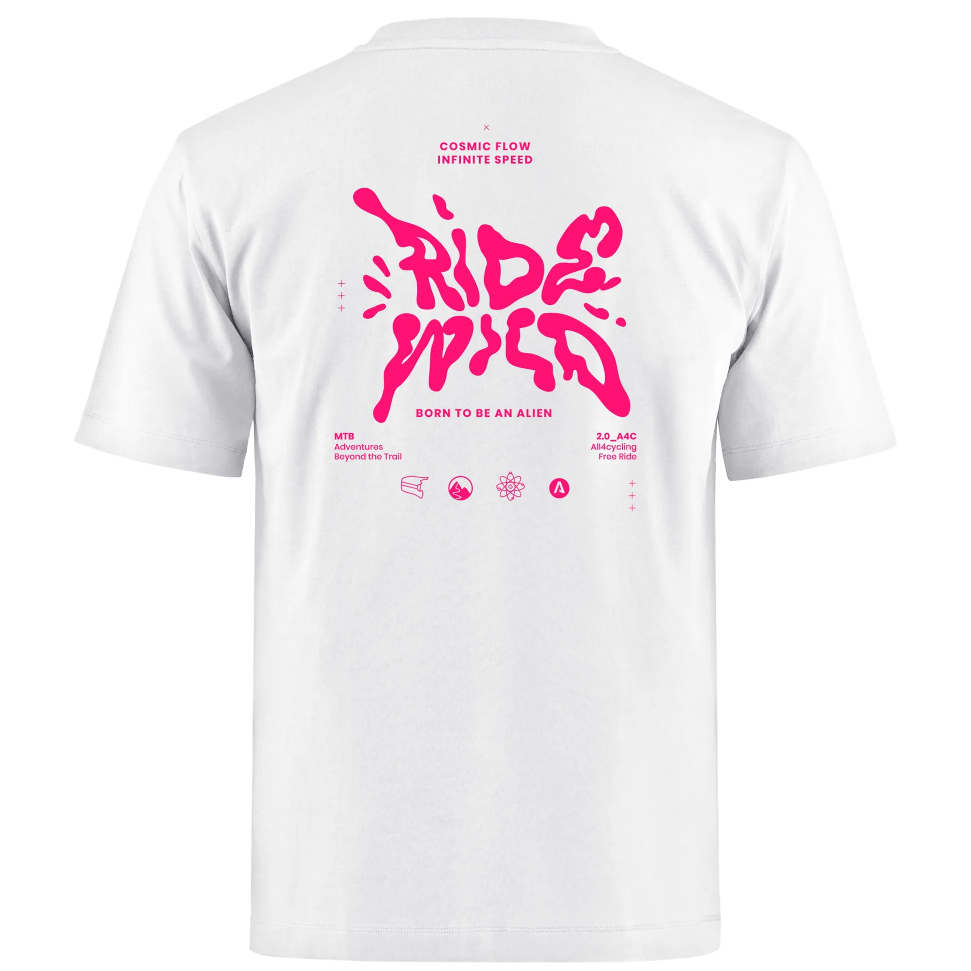 T-shirt Ride Wild - Bianco