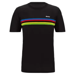 T-Shirt Santini UCI World Champion - Nero