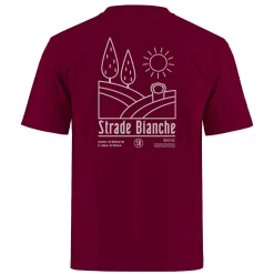 T-Shirt Strade Bianche Colline - Bordeaux