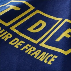T-Shirt Tour de France Slogan - Blu